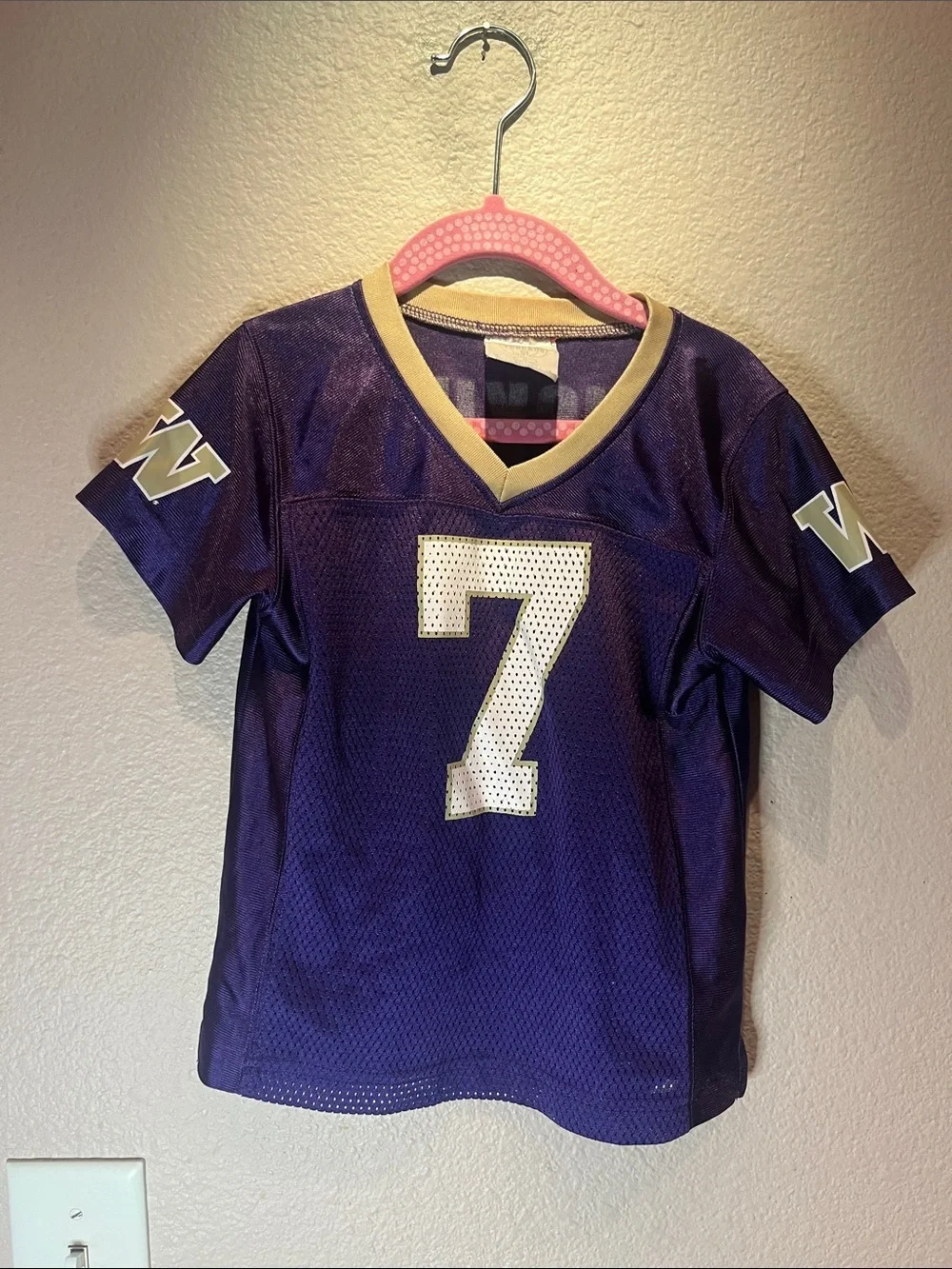 UW University of Washington Huskies Dawgs Kids Jersey 7 Huard